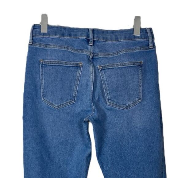 Boden Girlfriend Jeans Mid Rise Ankle Medium Blue Denim Wash Women’s Size 8 - Picture 5 of 9